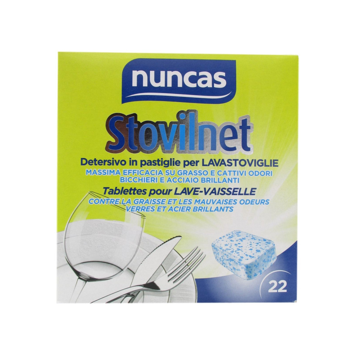 NUNCAS STOVILNET DETERSIVO IN PASTIGLIE PER LAVASTOVIGLIE