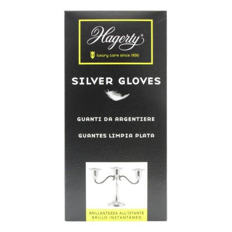 Guanti Detergenti Per Argento Hagerty Silver Gloves - 1 Paio In Cotone Impregnato Con Antiossidante, Per Lucidare Oggetti In Argento - Foto 10