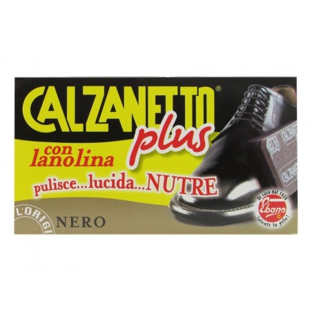 CALZANETTO PLUS SPUGNA AUTOLUCIDANTE NERO 1 PZ