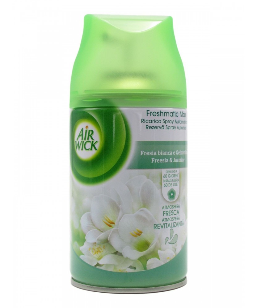 Air Wick Ricarica Spray Automatico Fresia Bianca e Gelsomino 250 Ml