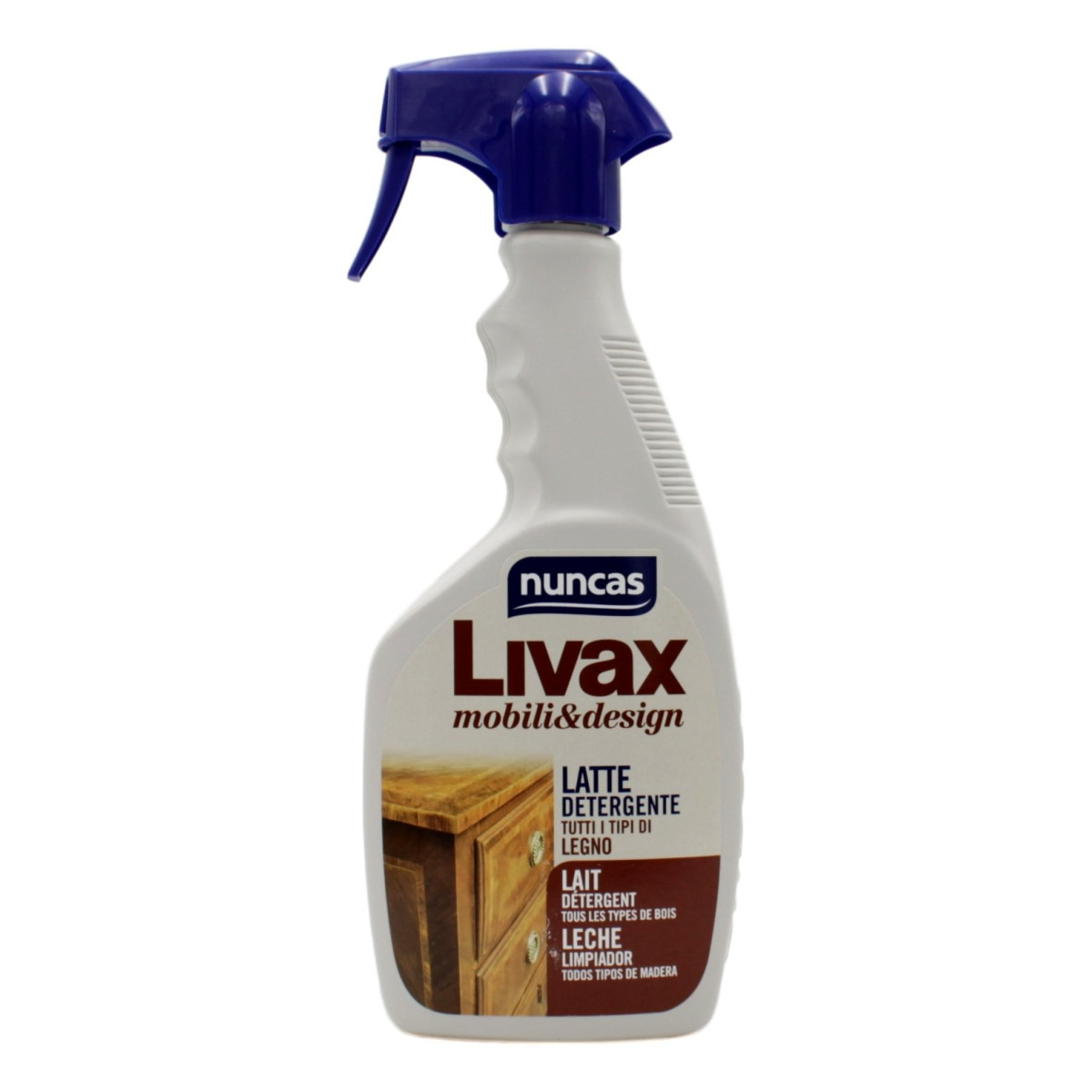 Nuncas Livax Mobili&Design Latte Detergente Spray 500 Ml