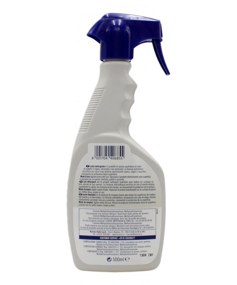 Nuncas Livax Mobili&Design Latte Detergente Spray 500 Ml