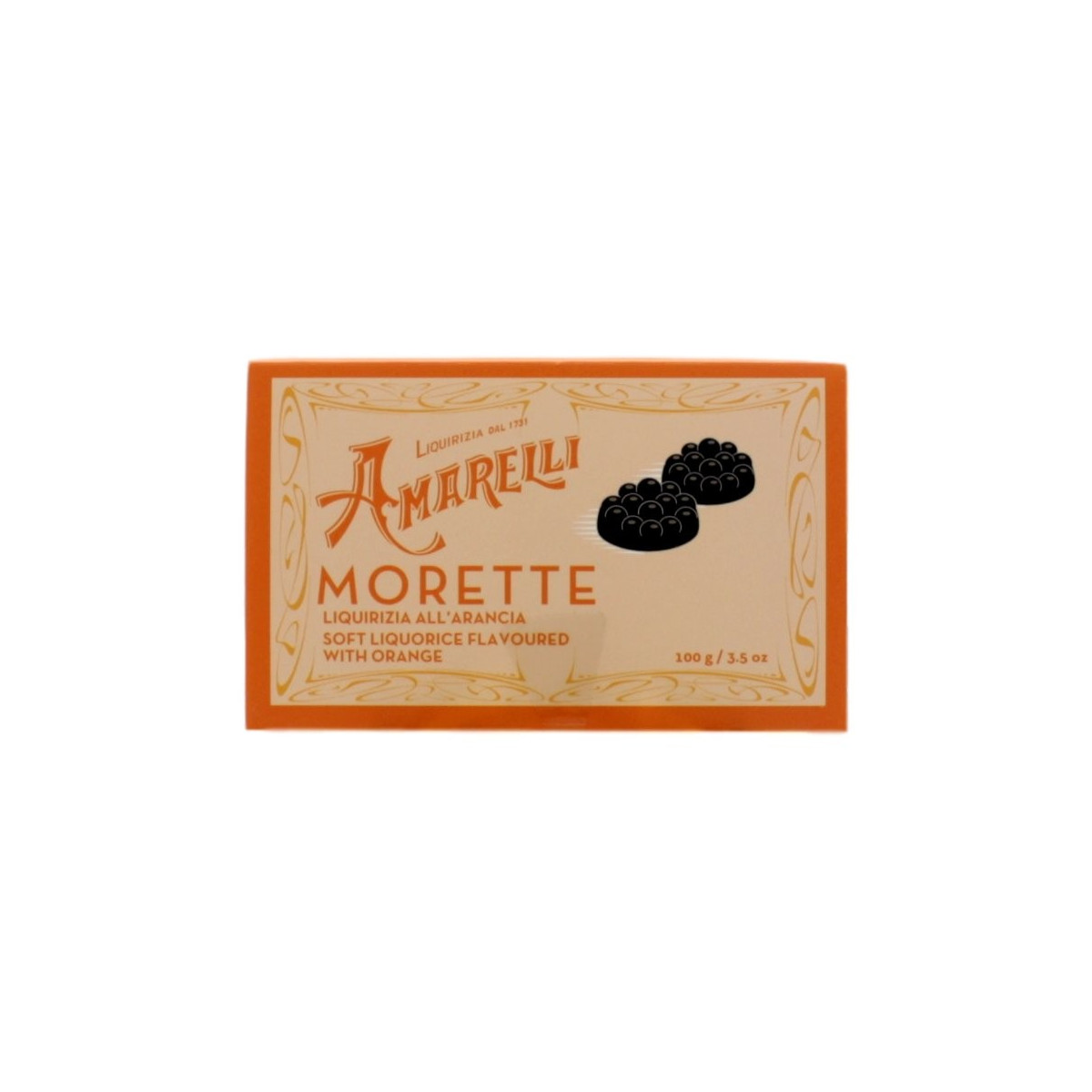 Amarelli Morette Liquirizia All'arancia 100 Gr