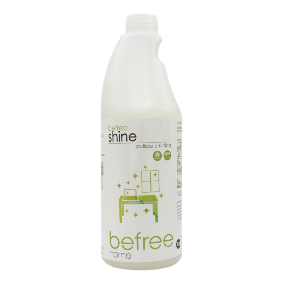 Befree Shine Detergente Lucidante Biologico Ricarica 750 Ml