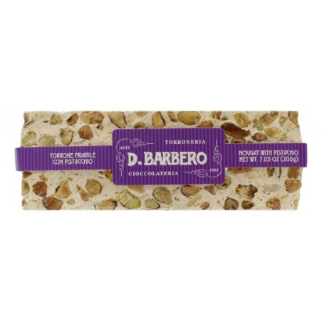 Barbero Torrone Friabile Con Pistacchio 200 Gr