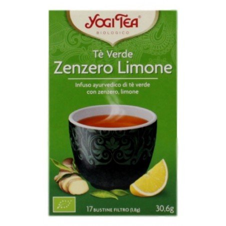 Yogi Tea Te' Verde Zenzero Limone 17 Bustine