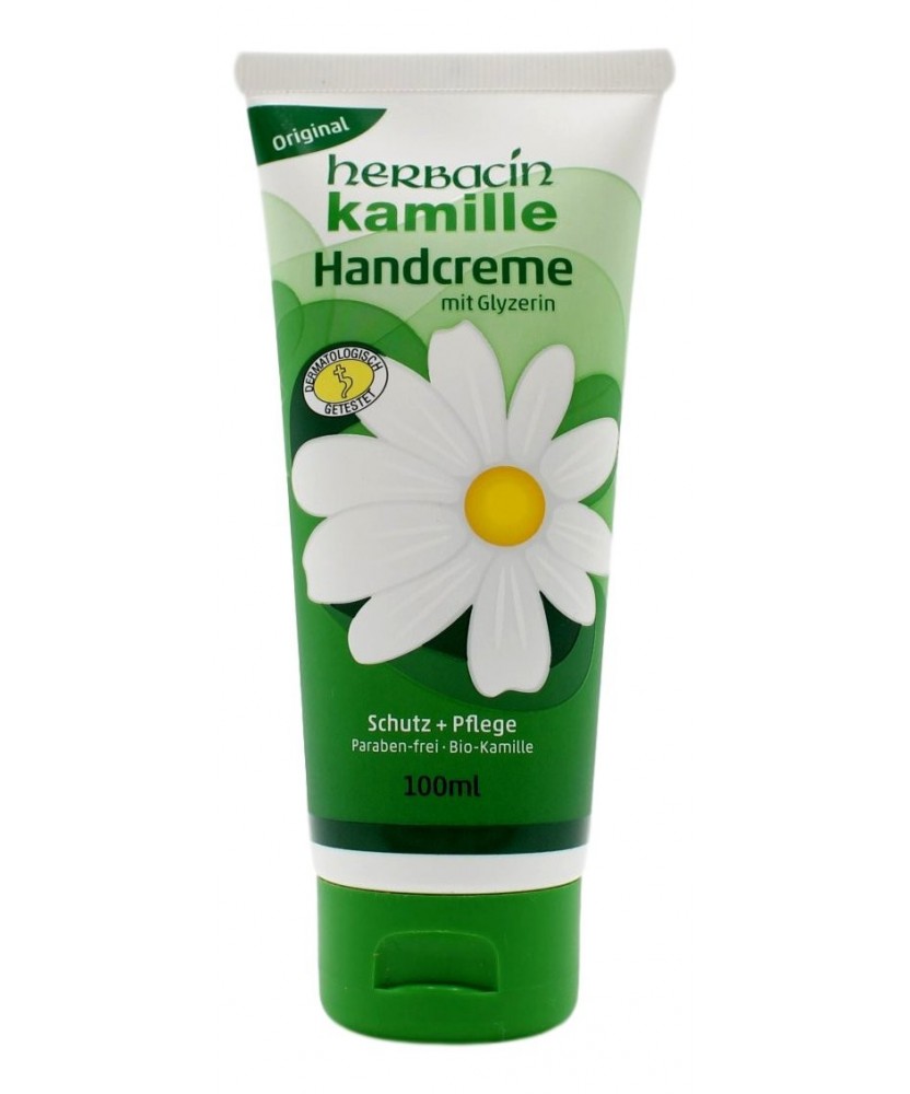 Herbacin Kamille Crema Mani Con Glicerina 100 Ml