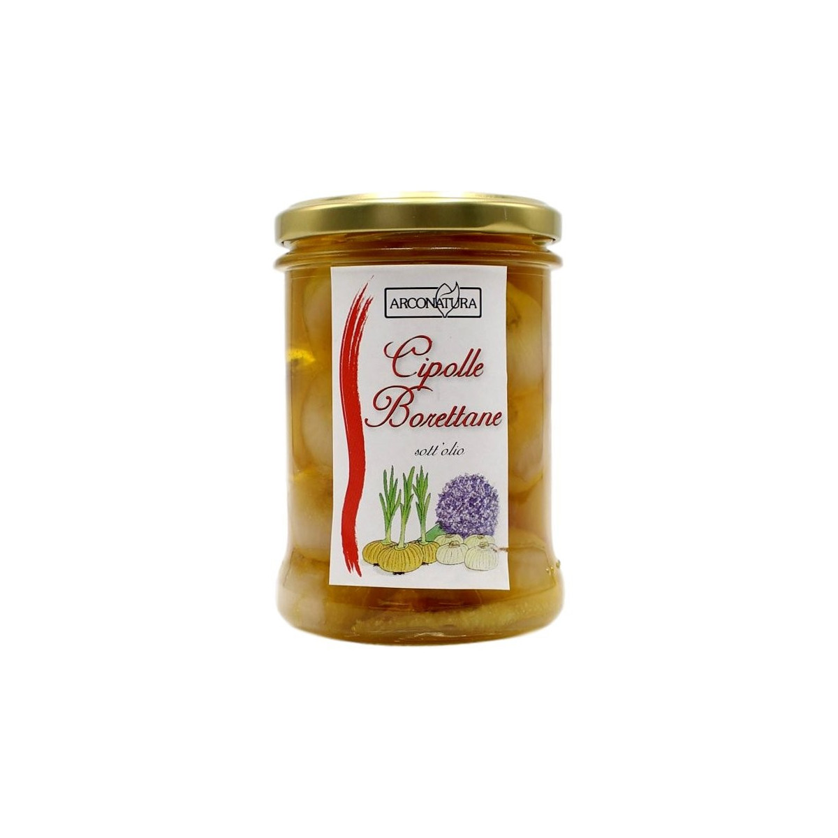 Arconatura Cipolle Borettane In Olio Extra Vergine Di Oliva 280 Gr