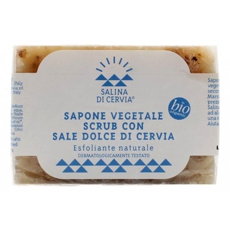 Salina Di Cervia Saponetta Vegetale Scrub Con Sale Dolce Di Cervia 100 Gr