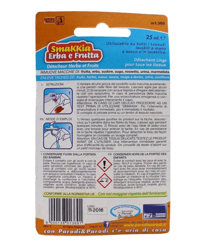 Parodi & Parodi Smakkia Erba E Frutta 25 Ml