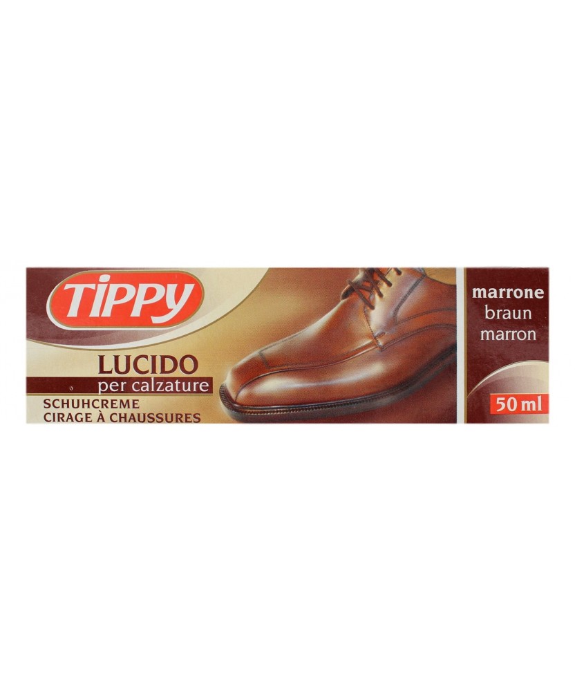 Tippy Lucido Per Calzature Marrone 50 Ml