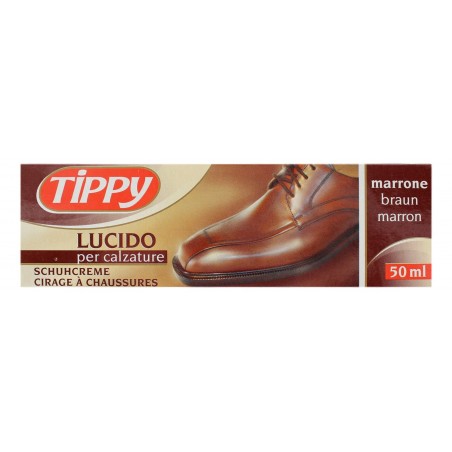 Tippy Lucido Per Calzature Marrone 50 Ml