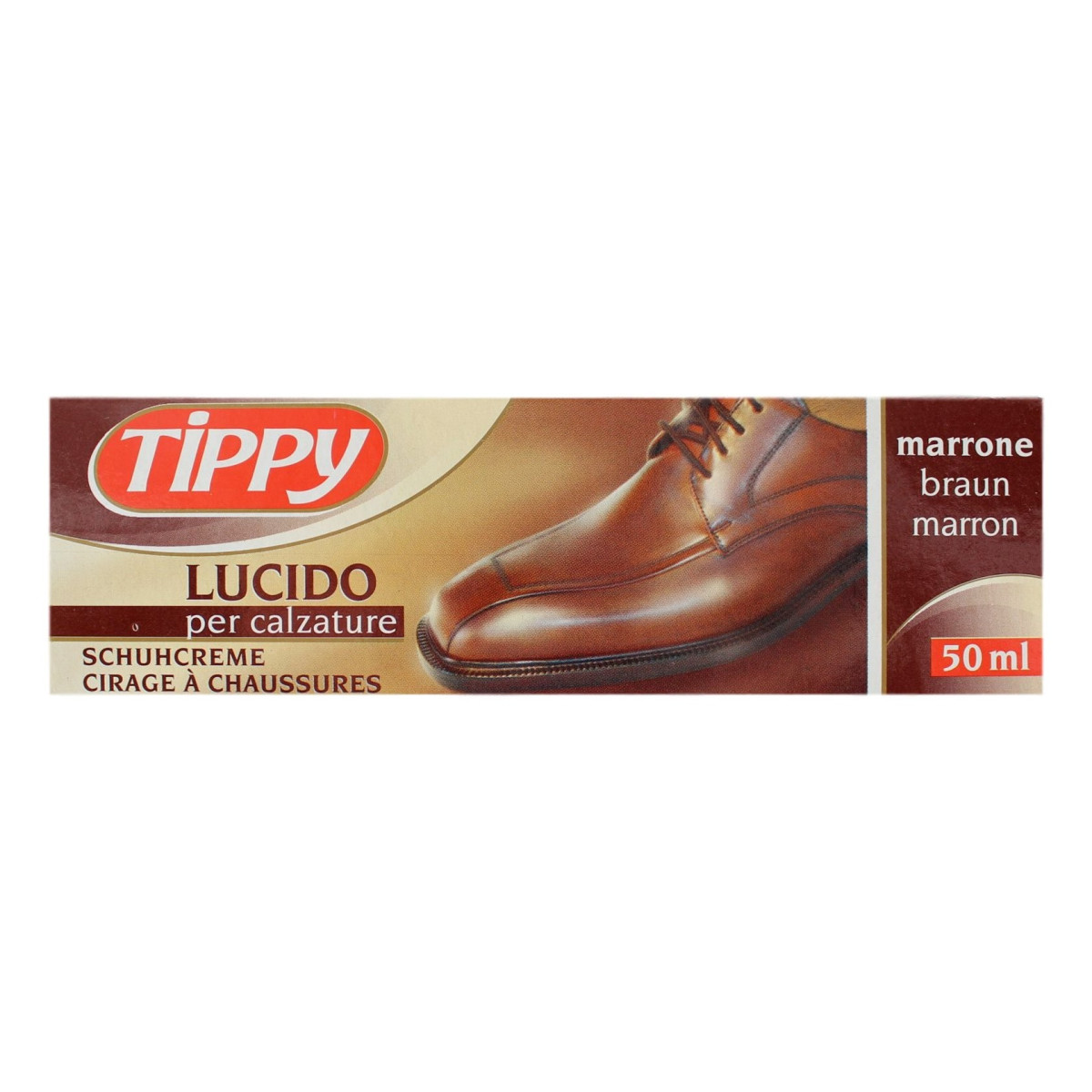 Tippy Lucido Per Calzature Marrone 50 Ml