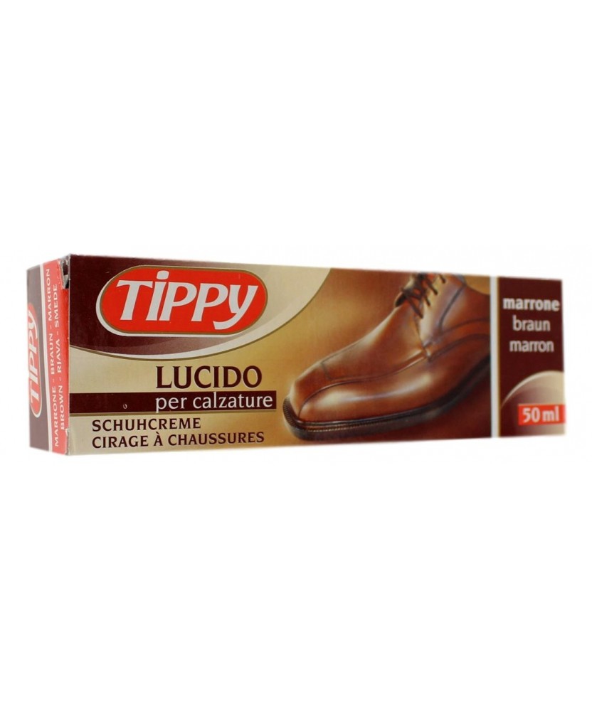  Tippy Lucido Per Calzature Marrone 50 Ml
