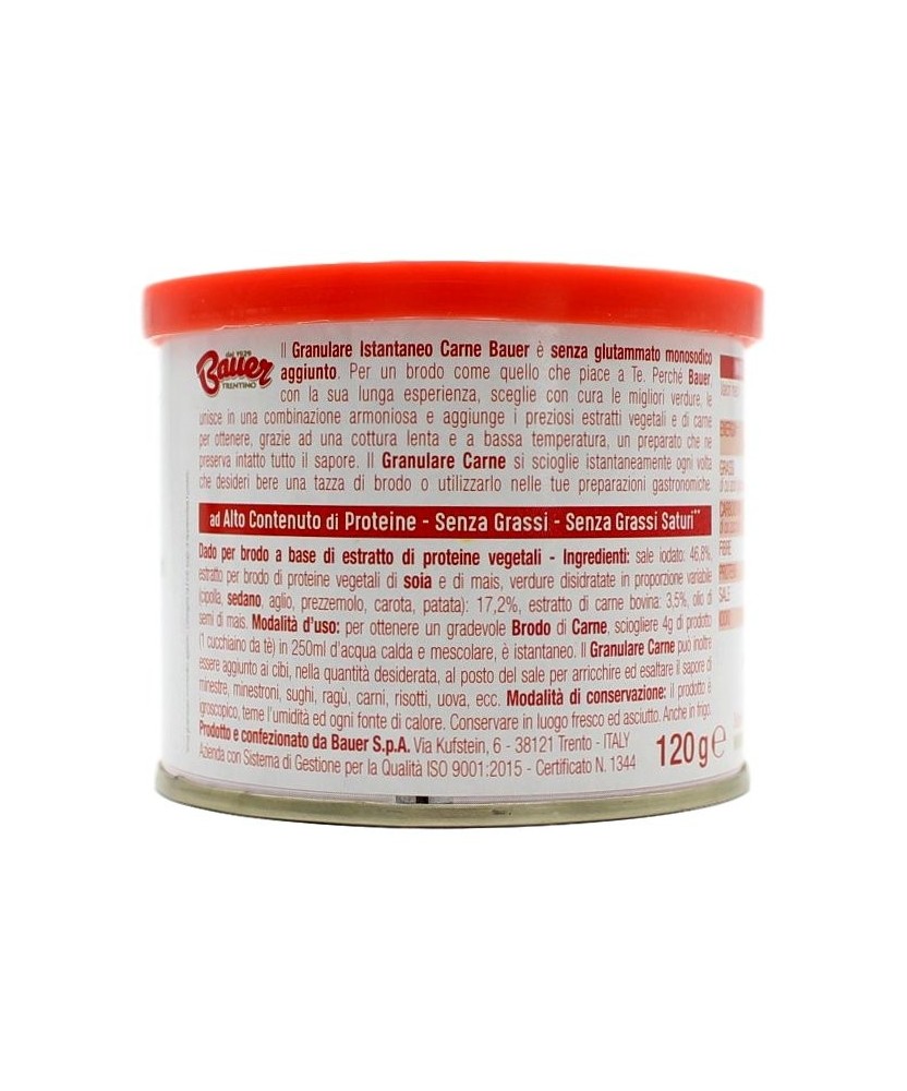  Bauer Brodo Granulare Di Carne 120 Gr