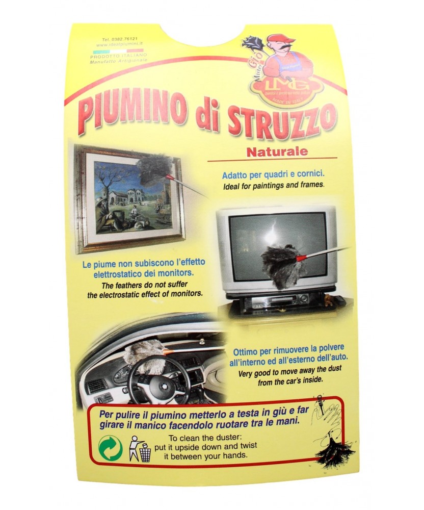 Piumino Di Struzzo Naturale Modello 1 1 Pz