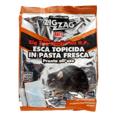 Zig Zag Ratt Esca Topicida In Pasta Fresca 150 Gr