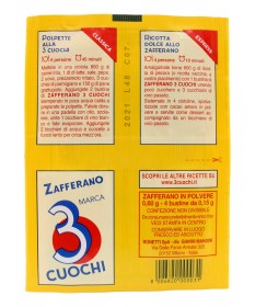 3 Cuochi Zafferano In Polvere 0.6 Gr
