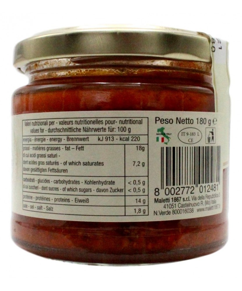 Maletti Ragu' Bolognese 180 Gr