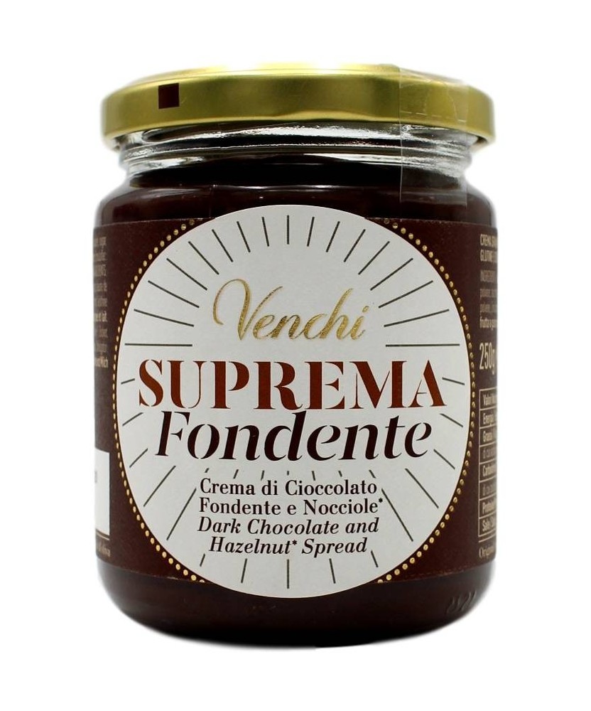 Venchi Suprema Crema Di Cioccolato Fondente E Nocciole 250 Gr