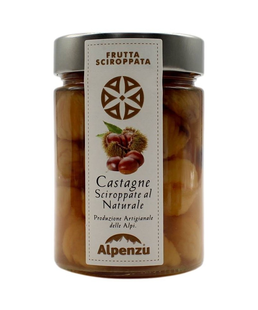 Alpenzu Castagne Sciroppate Al Naturale 400 Gr