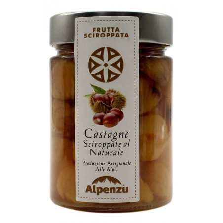 Alpenzu Castagne Sciroppate Al Naturale 400 Gr