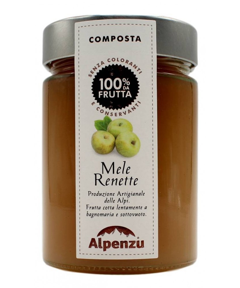 Alpenzu Composta Di Mele Renette 100% Frutta 350 Gr