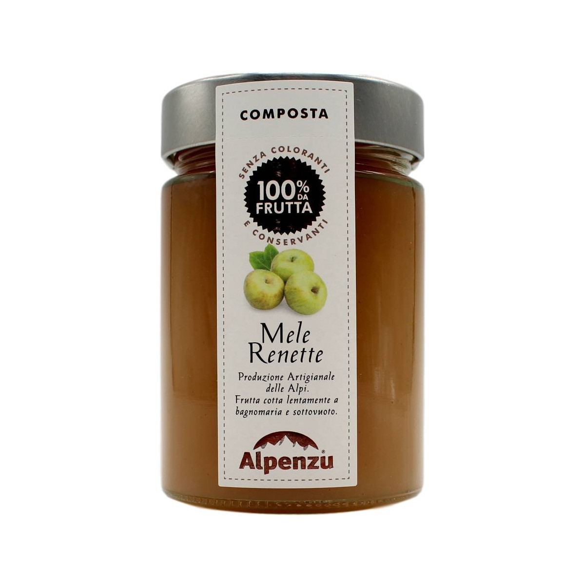 Alpenzu Composta Di Mele Renette 100% Frutta 350 Gr