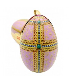 vima faberge' egg "gold" di metallo con ovetti di cioccolato al latte 100 gr