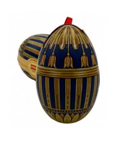 vima faberge' egg "column" di metallo con ovetti di cioccolato al latte 100 gr
