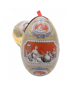 vima faberge' egg "angel" di metallo con ovetti di cioccolato al latte 100 gr