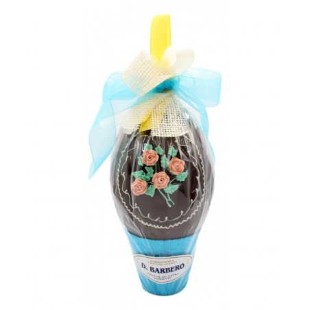 BARBERO UOVO DECORATO EXTRA FONDENTE 400 GR