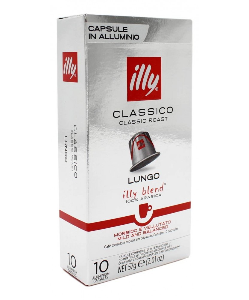 Illy Capsule Compatibili Nespresso Lungo 10 Pz