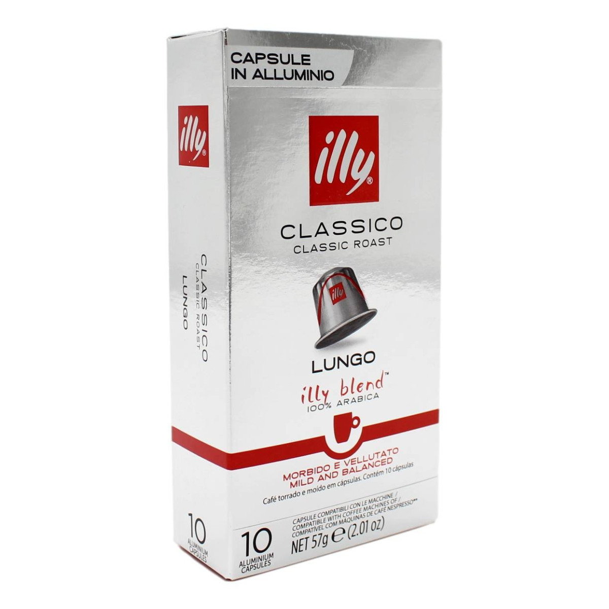 Illy Capsule Compatibili Nespresso Lungo 10 Pz