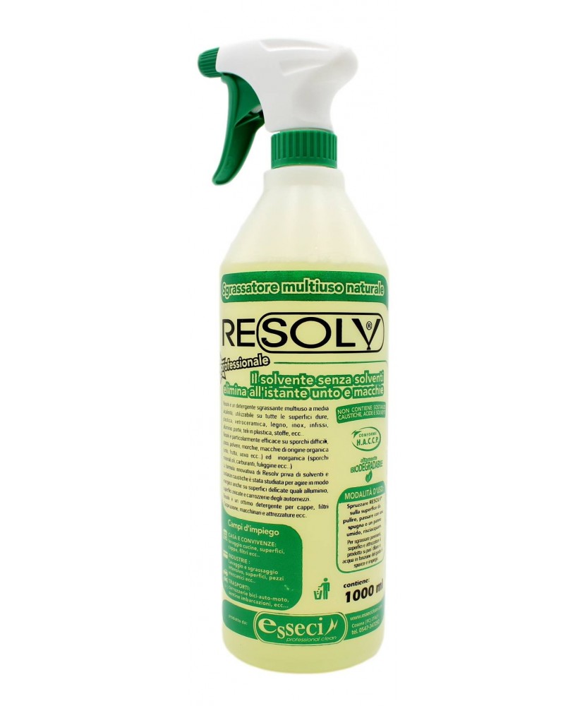 Esseci Resolv Sgrassatore Multiuso Naturale Completo 1 Lt