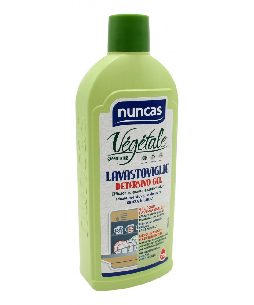 Nuncas Vegetale Lavastoviglie Detersivo Gel 500 Ml – Drogheria Olimpia