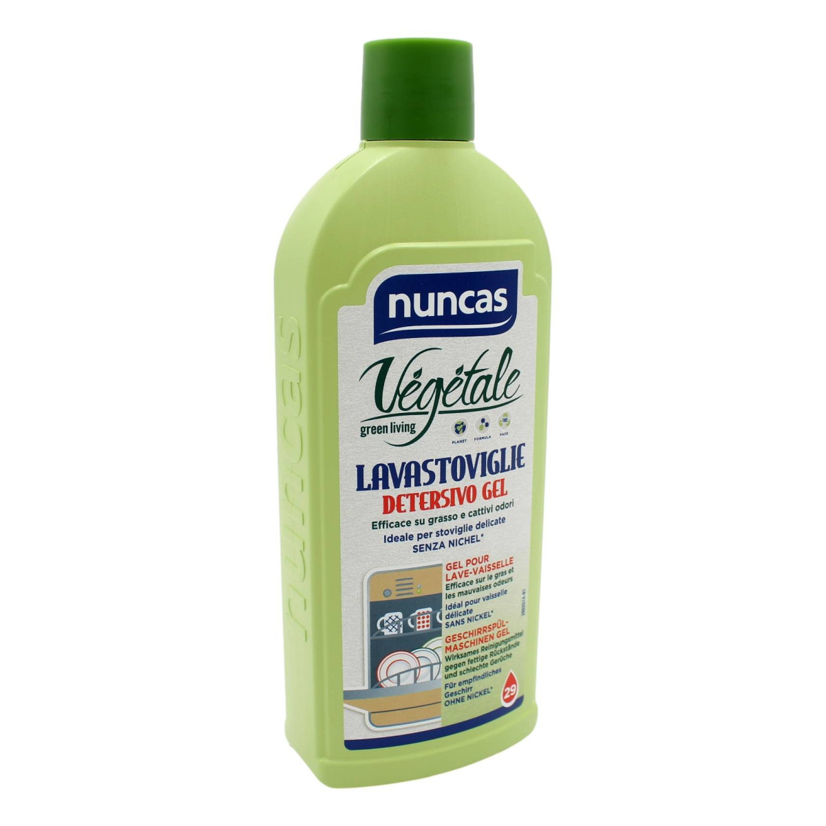 Nuncas Vegetale Lavastoviglie Detersivo Gel 500 Ml
