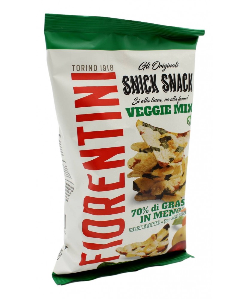 FIORENTINI SNICK SNACK VEGGIE MIX TRIANGOLI CON VERDURE 70 GR