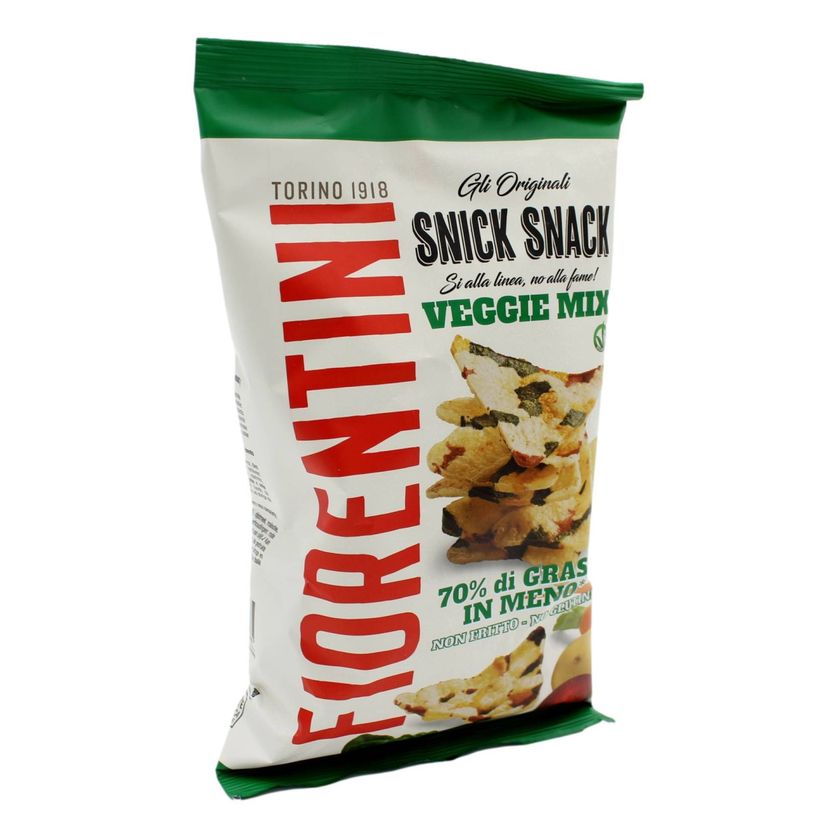 FIORENTINI SNICK SNACK VEGGIE MIX TRIANGOLI CON VERDURE 70 GR