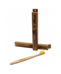 BE AWARE SPAZZOLINO IN BAMBU' MEDIUM GIALLO 1 PZ