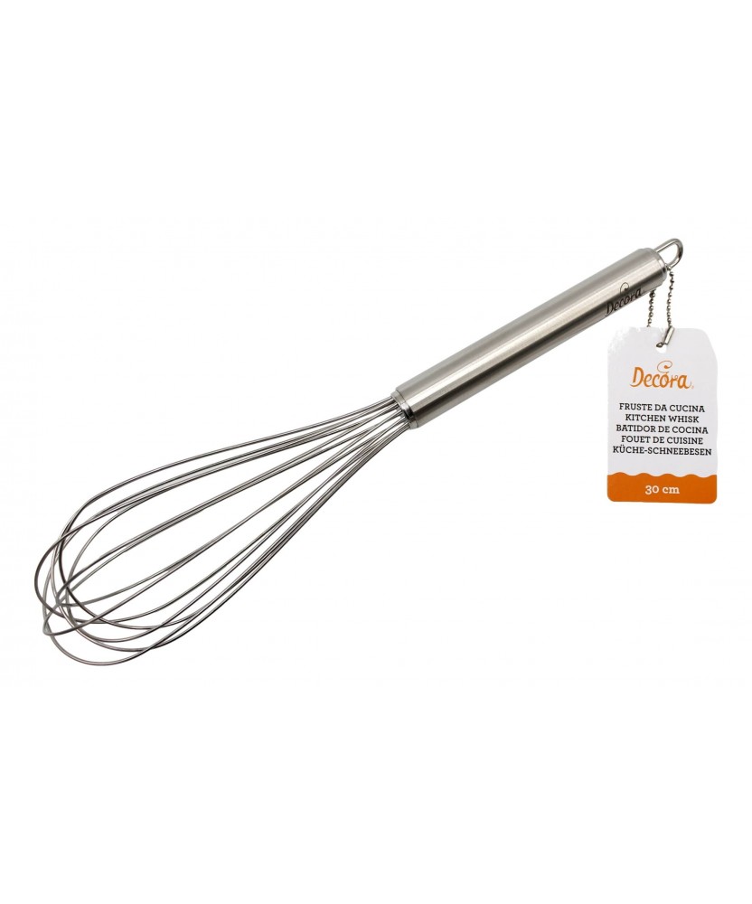 Decora Frusta Da Cucina In Acciaio 30 Cm 1 Pz