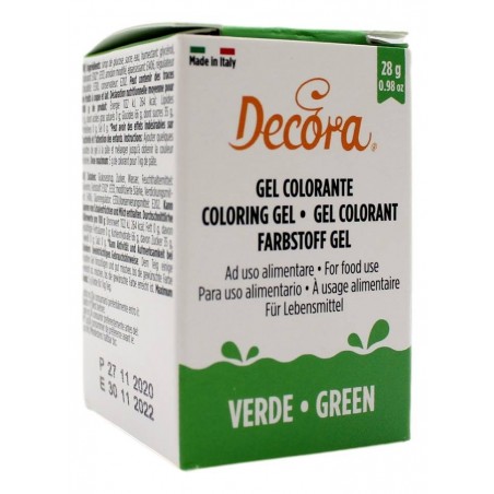 Decora Gel Colorante Ad Uso Alimentare Verde 28 Gr