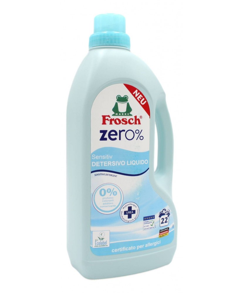 Frosch Zero% Detersivo Liquido Ipoallergenico Per Capi Bianchi E Colorati 1