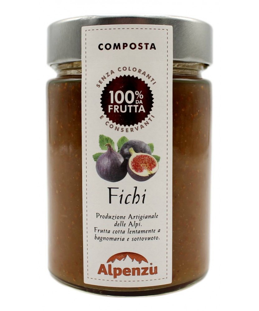 Alpenzu Composta Di Fichi 100% Frutta 350 Gr