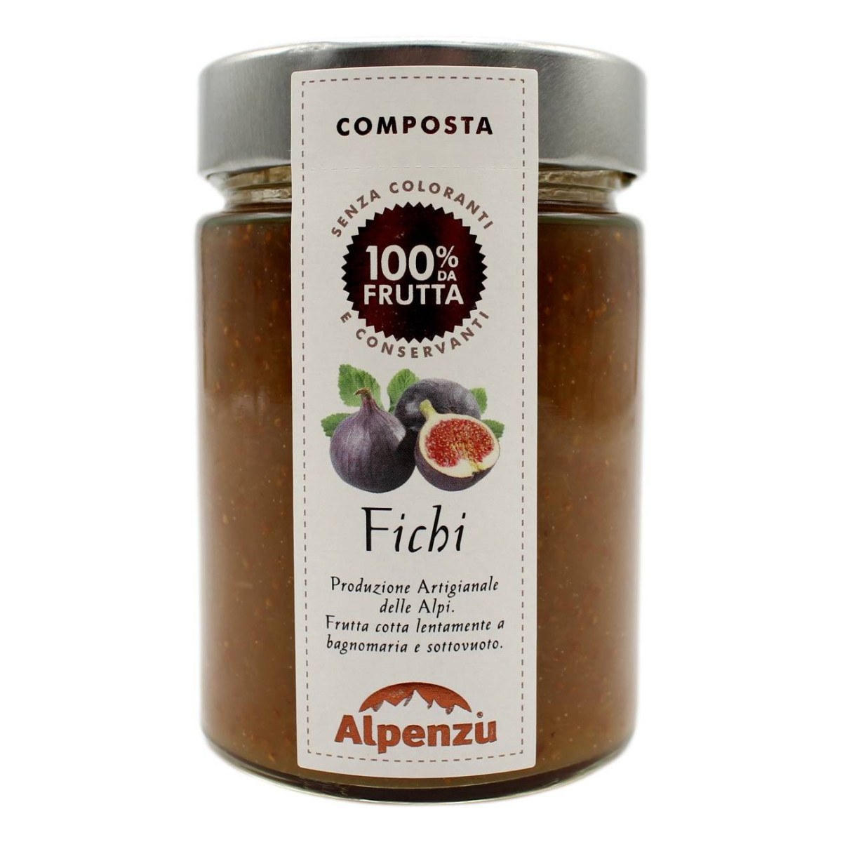 Alpenzu Composta Di Fichi 100% Frutta 350 Gr