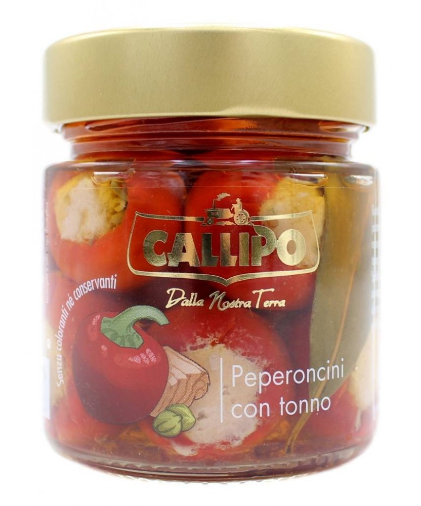 Callipo Peperoncini Con Tonno All'olio Di Oliva 225 Gr
