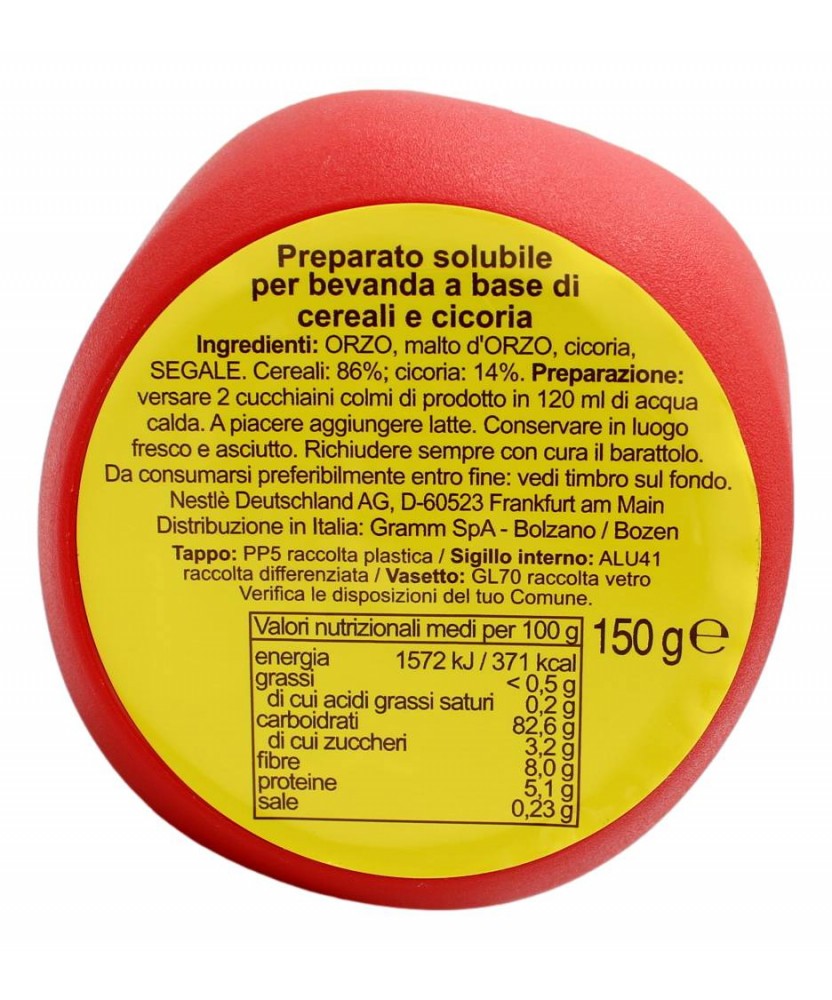 CARO PREPARATO SOLUBILE PER BEVANDA A BASE DI CEREALI E CICORIA