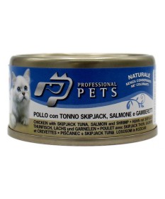 PROFESSIONAL PETS GATTO POLLO CON TONNO SKIPJACK