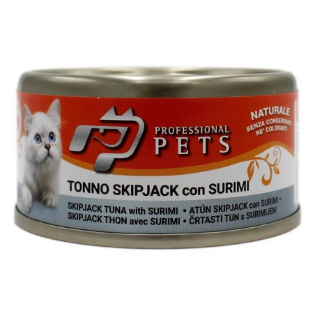 PROFESSIONAL PETS GATTO TONNO SKIPJACK CON SURIMI
