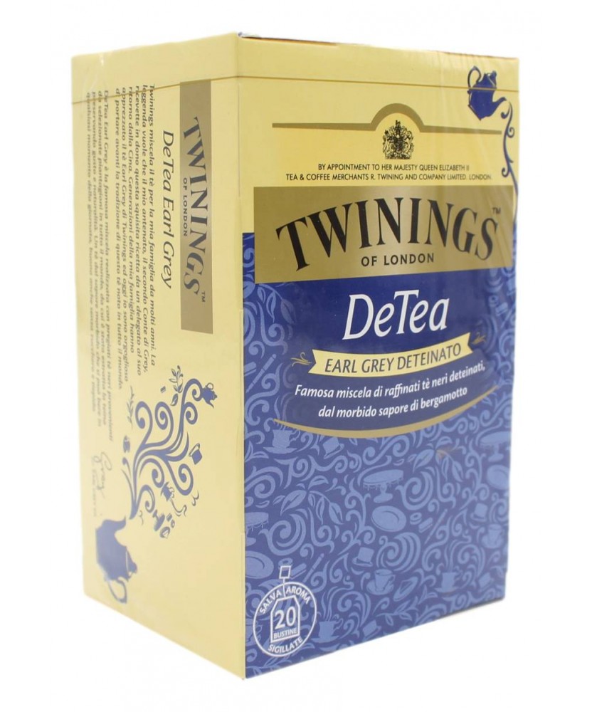 Twinings Detea Earl Grey Deteinato 20 Bustine – Shop Online